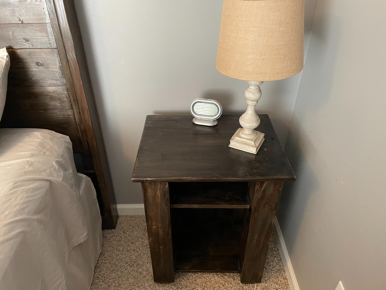 Rustic bedside table Rustic bedside table